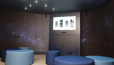 The NRC features a dedicated cinema for the introductory video and other presentations