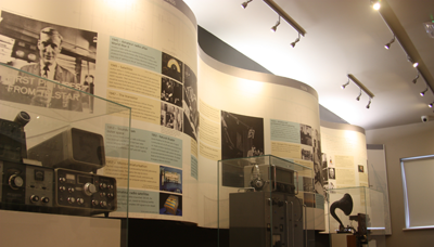 The Wall of Radio shows the history of radio communications