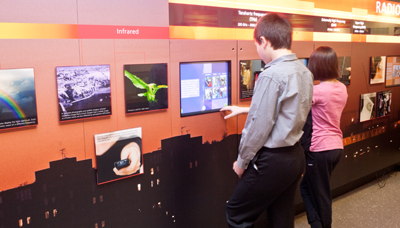 State of the art interactive touch screen presentations take you through key areas of radio technology